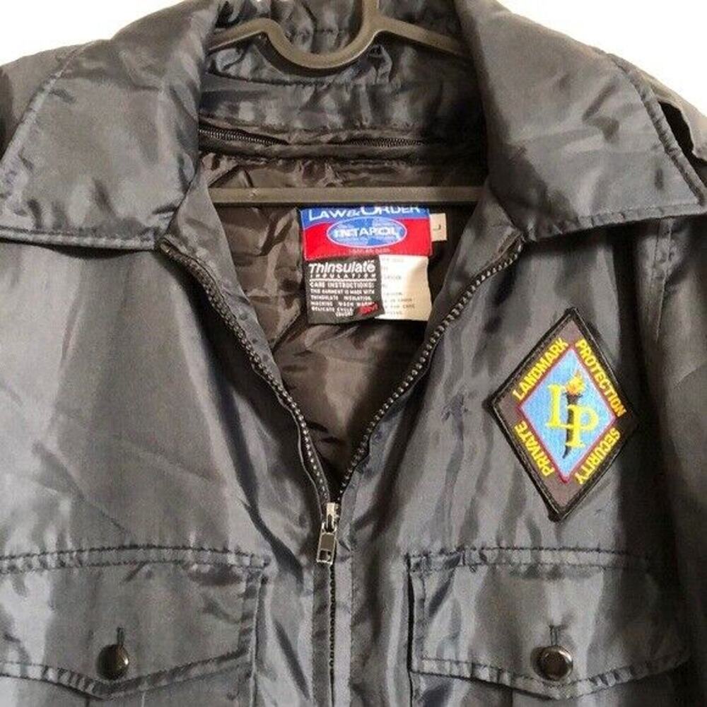 Law and‎ Order Intapol thinsulate security jacket Men’s size L Landmark Security